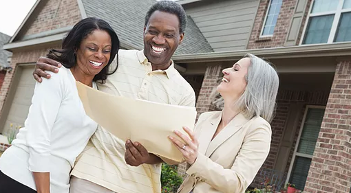 real estate agents with sellers